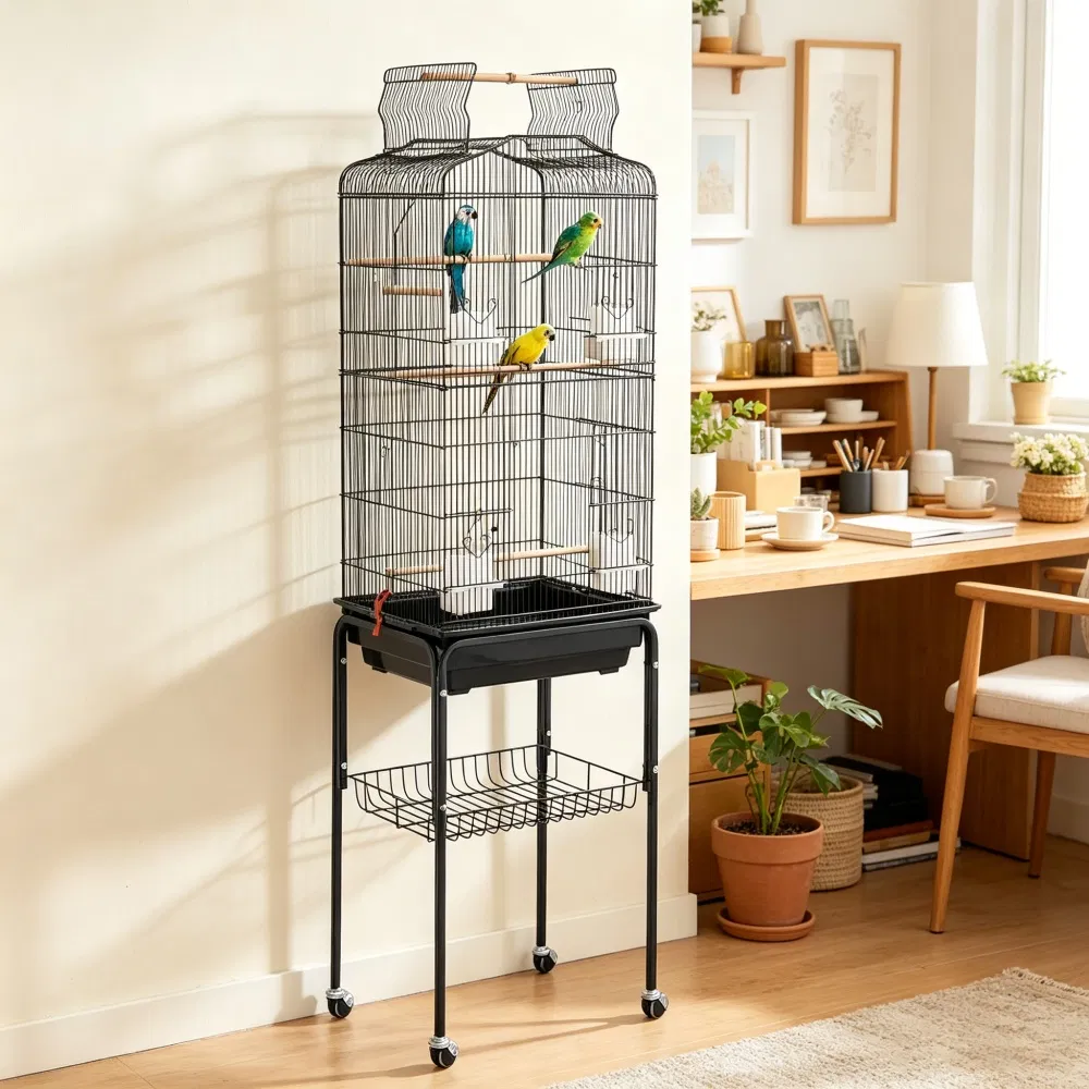 Bird Cage with Removable Sliding 17.99 X 13.98 X 59.45 in photo 7