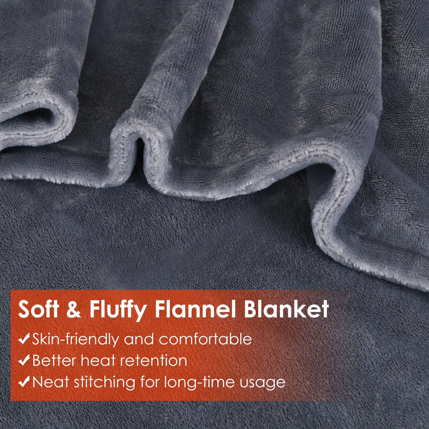 USB Heated Blanket Electric Heated Blanket Heated Poncho Shawl Wrap Throw with Zipper Washable for Home Office 59*31in photo 2