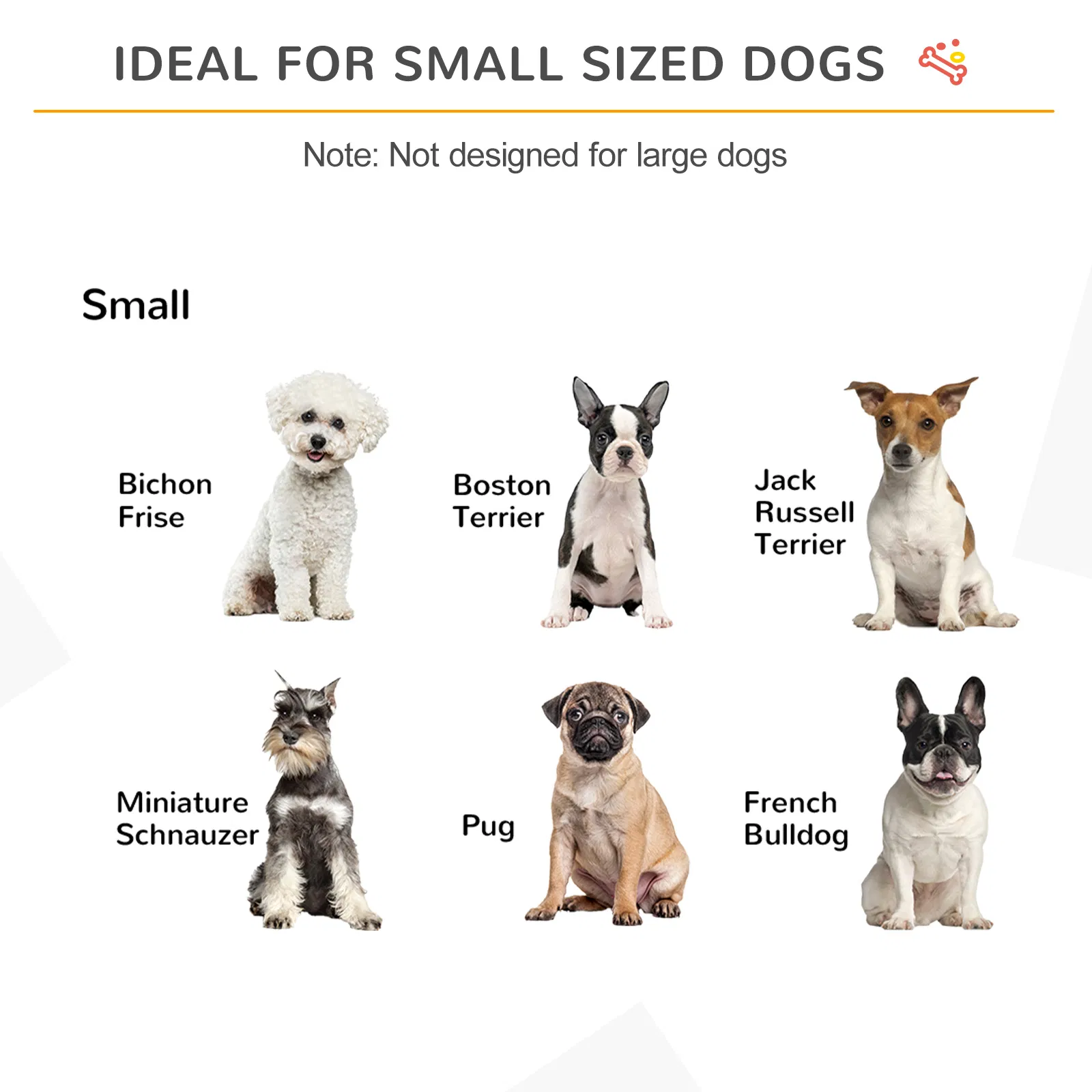 24"H Foldable Dog Gate, 3 Panels Freestanding Pet Gate Barriers Indoor with Support Feet, Puppy Fence for Small Dogs, Black photo 2