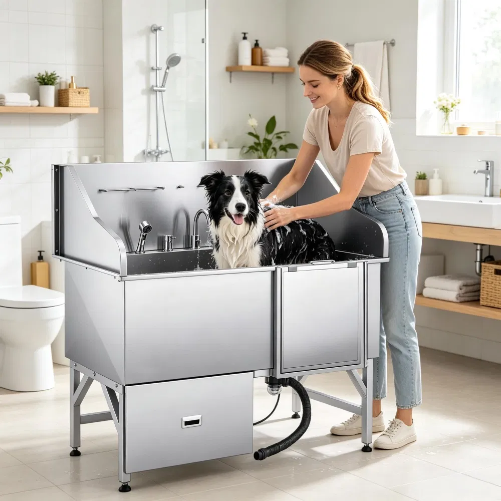 Stainless Steel Dog Washing Station photo 2