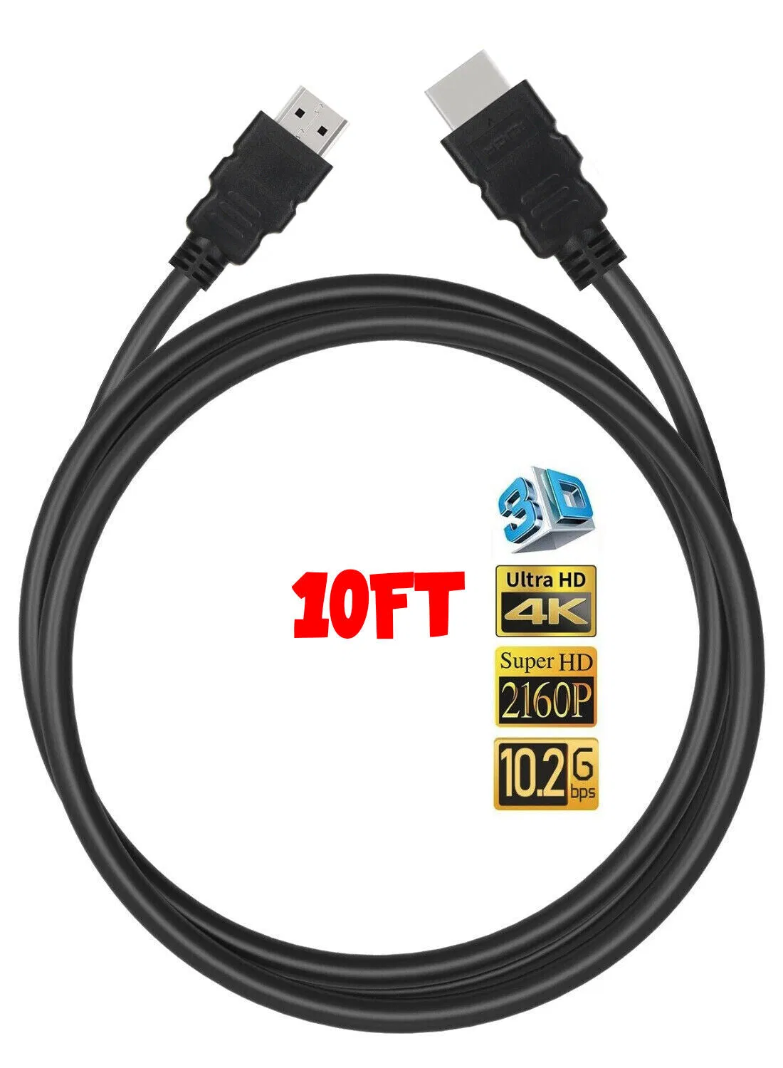 4K HDMI 2.0 Cable UHD HDTV Ultra HD High Speed 2160P HDR 60Hz 18Gbps Dolby HDCP photo 1