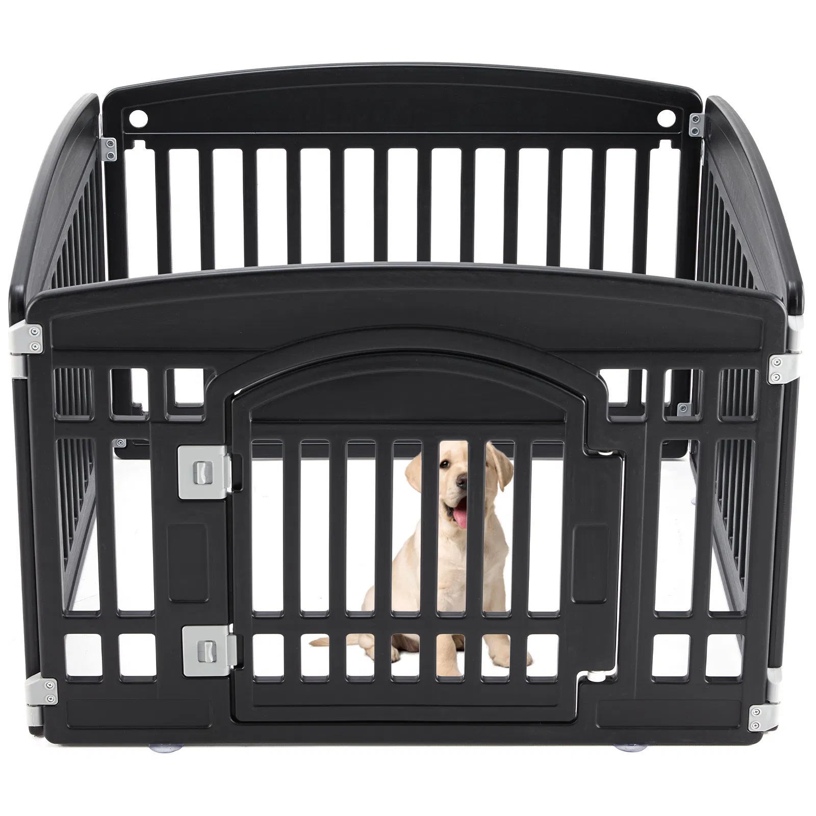 Dog Playpen Safe & Secure Indoor/Outdoor Pet Fence | Folding & Portable | Ideal for Small to Medium Dogs | Easy to Clean photo 1