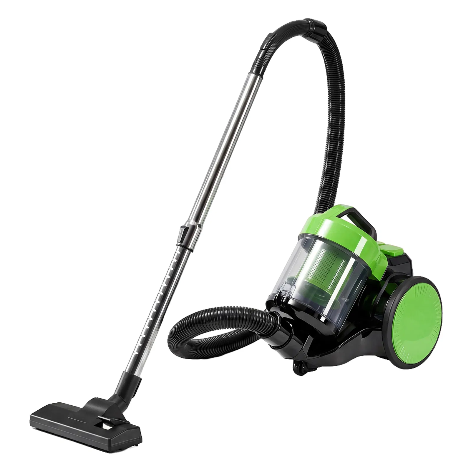 Canister Vacuum Cleaner for Home, Lightweight Portable Vacuum Cleaners with Automatic Retractable Cord, Bagless Vacuum with Washable HEPA Filter for Hardwood Floor & Carpet photo 2