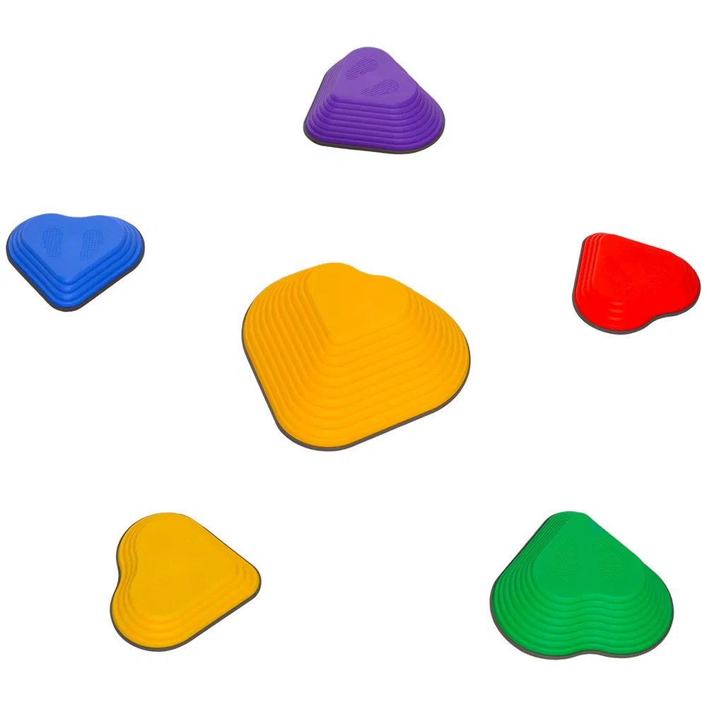 6PCs Non-Slip Stackable Kids Stepping Stones, Heart-Shaped photo 7
