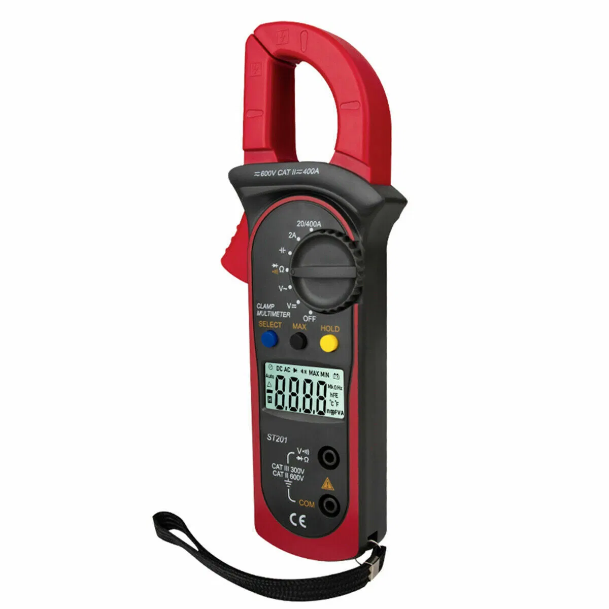 Digital Multimeter Tester AC DC Volt Ohm Amp Clamp Meter Auto Range LCD Handheld photo 1