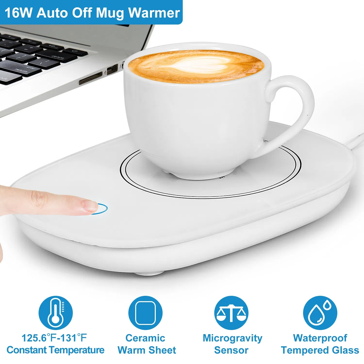 Coffee Mug Warmer Cup Warmer Auto Shut Off Coffee Tea Milk Electric Heater Pad Office Home Desk Coffee Mug Warmer Electric Beverage Warme photo 1