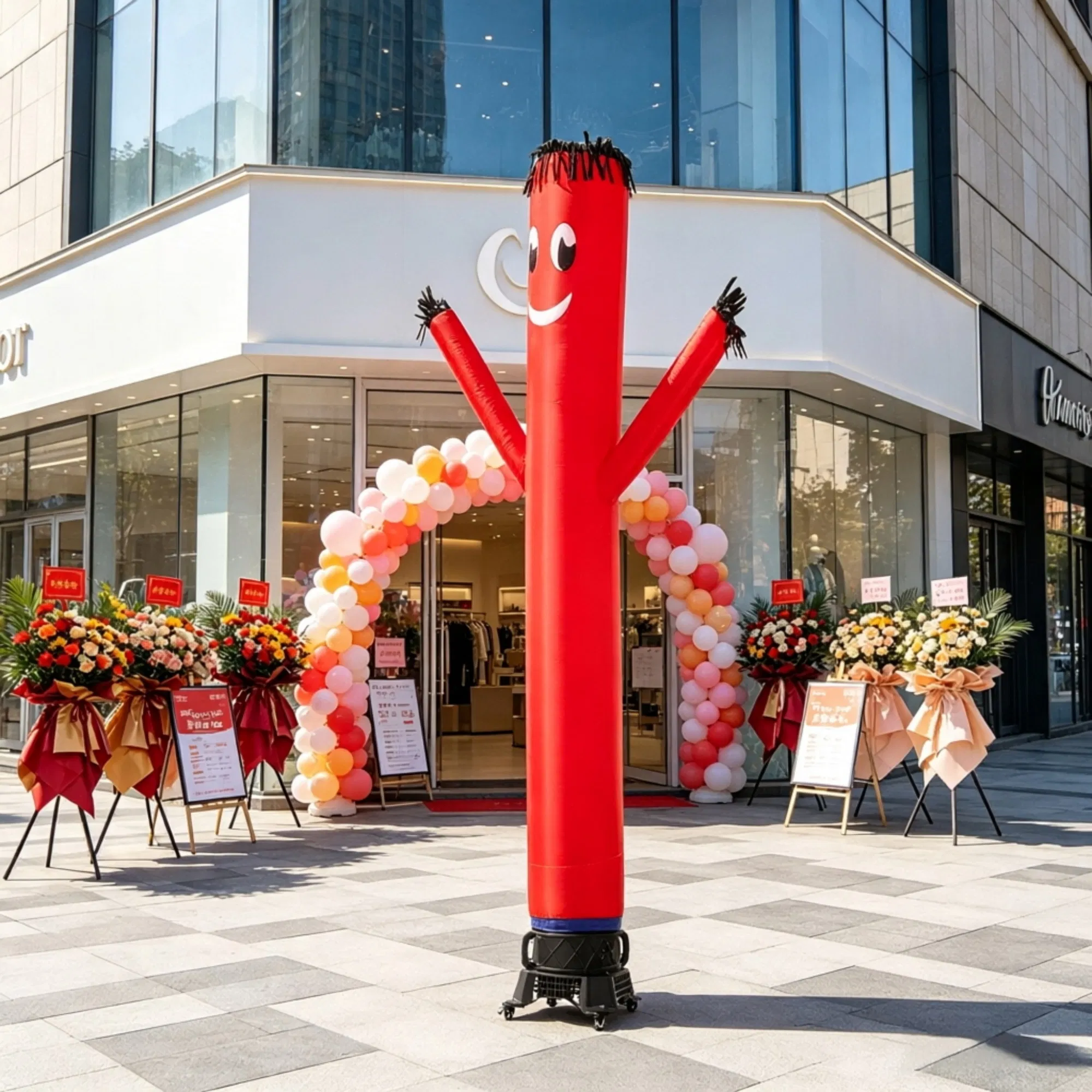 20 ft Inflatable Tube Man Set with 1 HP Blower, Wacky Waving Air Dancer for Outdoor Advertising & Store photo 5