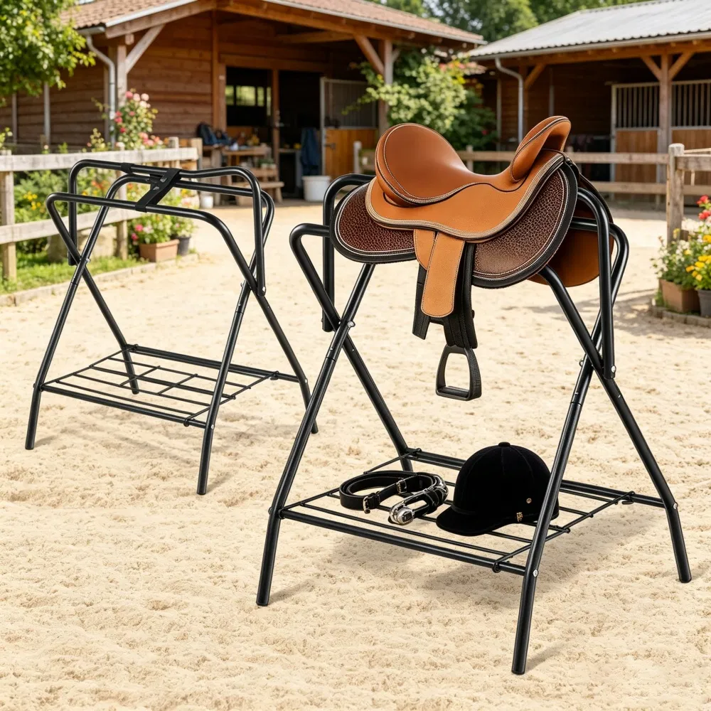 Folding Saddle Rack with Foldable for Garage photo 7