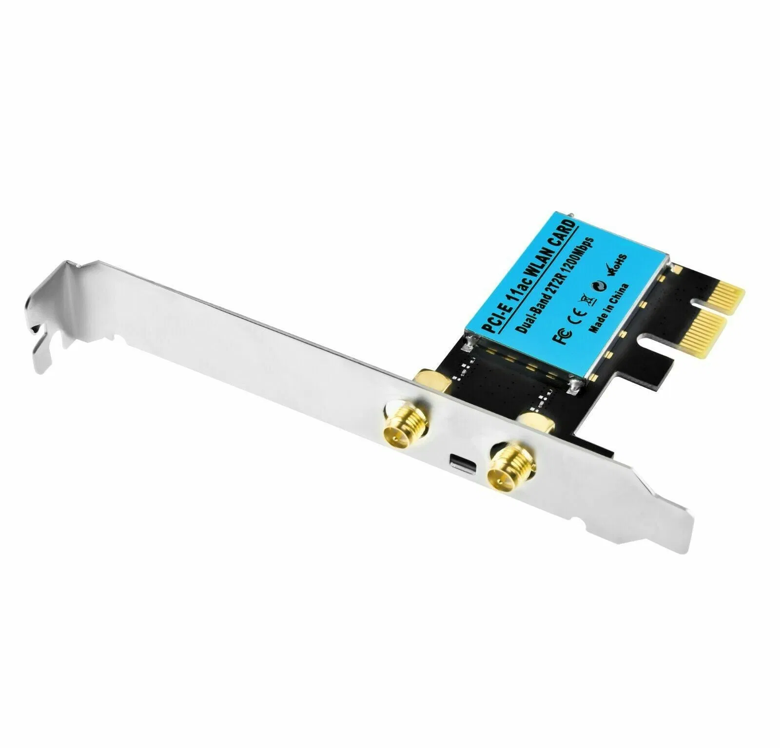 WiFi 1200Mbps Desktop PCIe Adapter 2.4G/5G Dual Band AX210 802.11AX PCI-E Card photo 7