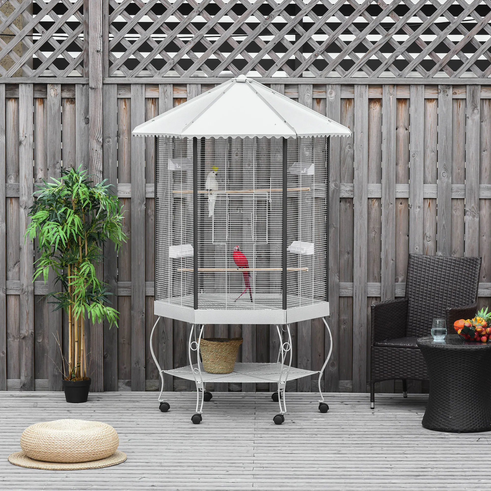 Bird Cage Starter Kit with Detachable Rolling Stand photo 1