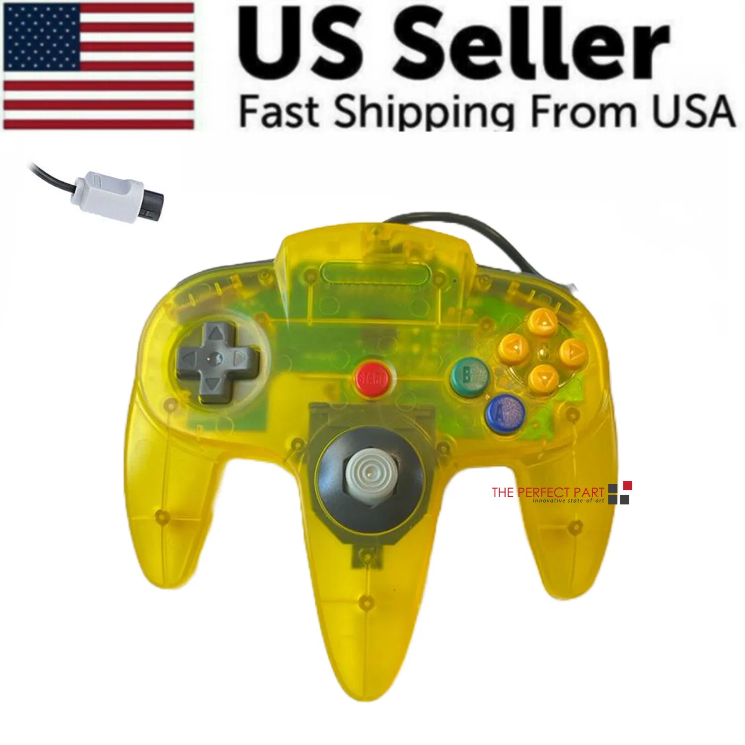New Wired Controller Joystick Compatible With Nintendo 64 N64 Video Game Console photo 1