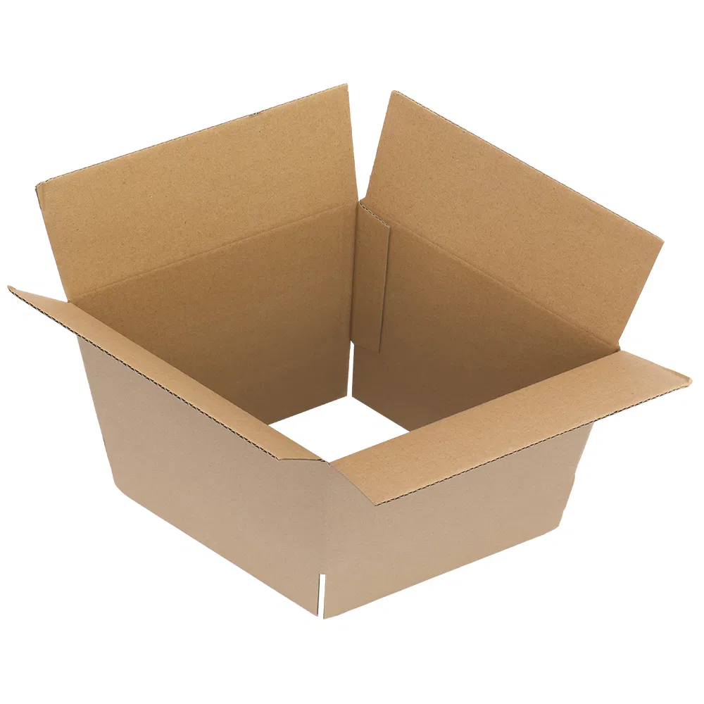 100 Corrugated Paper Boxes 6x6x6"(15.2*15.2*15.2cm)Yellow photo 4