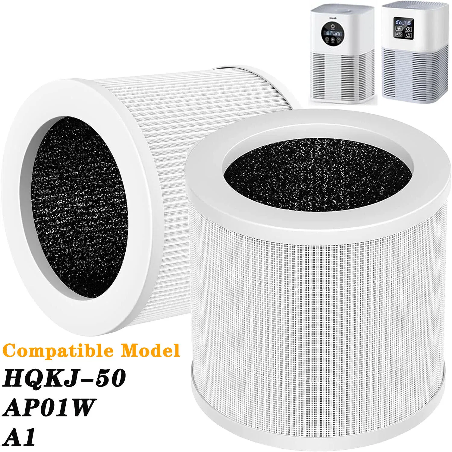 2Pack Air Purifier A1 Replacement Filter H13 True HEPA Air Cleaner Filter(Ships from FBA warehouse, prohibited by Amazon) photo 1