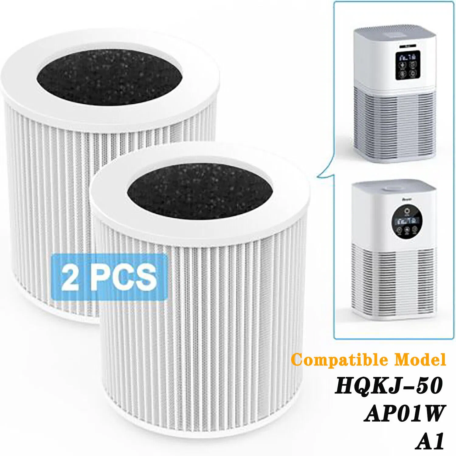 2Pack Air Purifier A1 Replacement Filter H13 True HEPA Air Cleaner Filter(Ships from FBA warehouse, prohibited by Amazon) photo 5