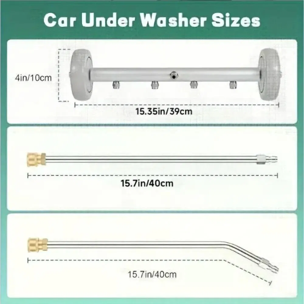 For karcher HD K2 K4 K5 K7 Parkside Pressure Washer Undercarriage Cleaner Water Broom Washer Fan Nozzle car cleaning car tools photo 1