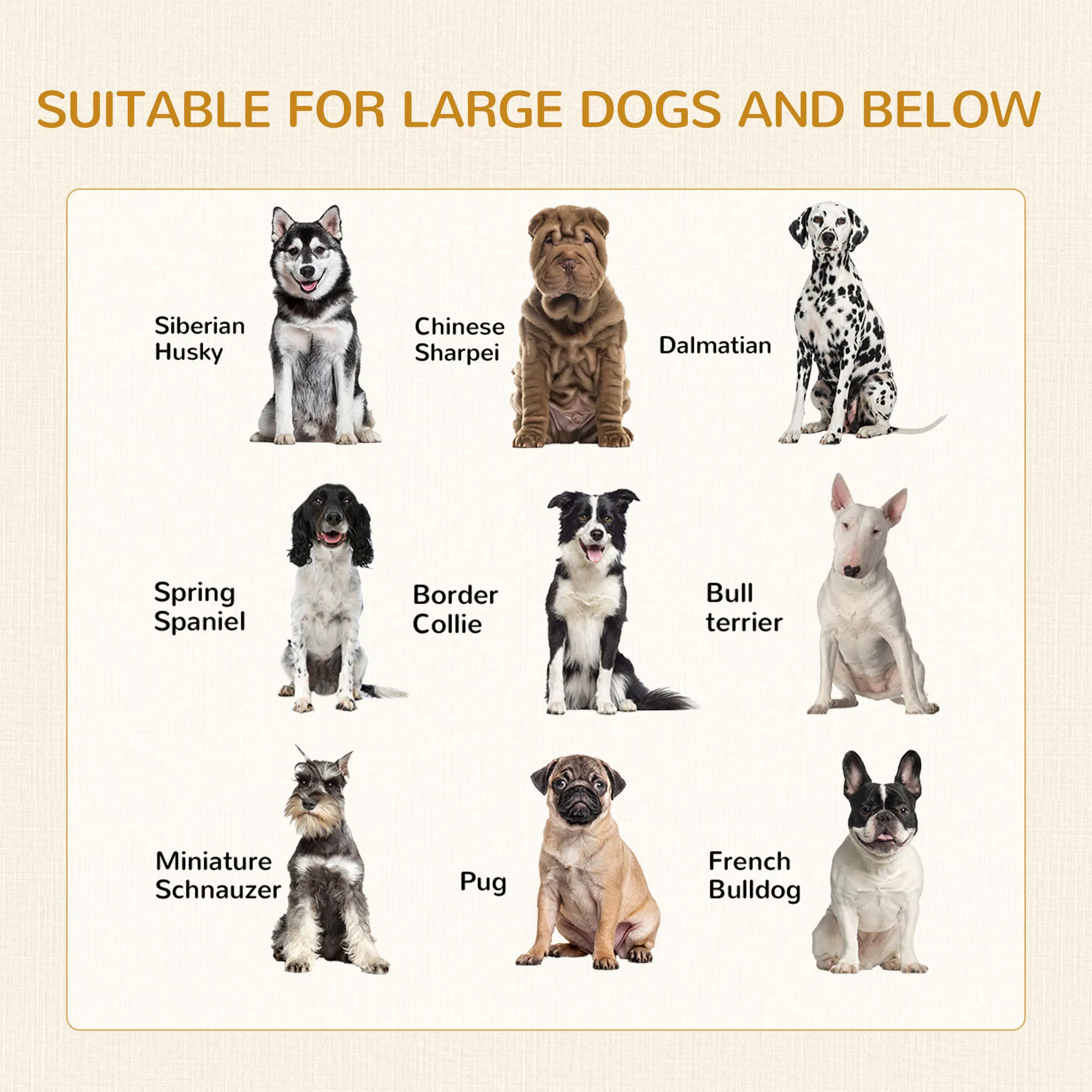 Pet Crate End Table with Water-resistant Cushion or Large Medium Dogs, White photo 3