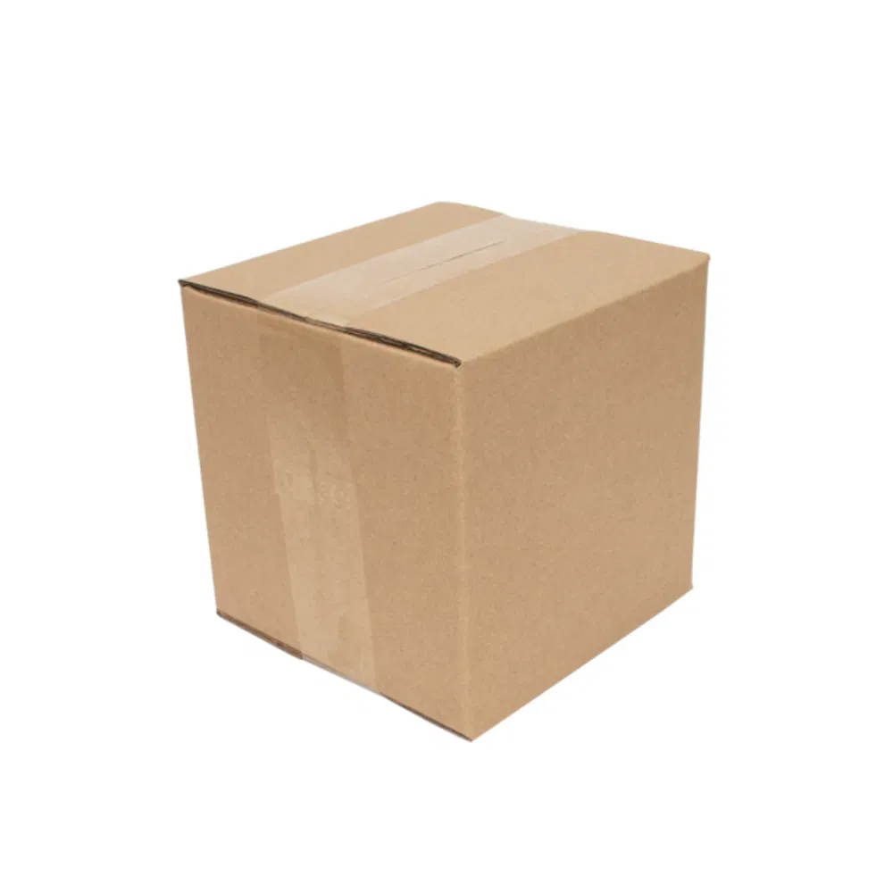 100 Corrugated Paper Boxes 6x6x6"(15.2*15.2*15.2cm)Yellow photo 1