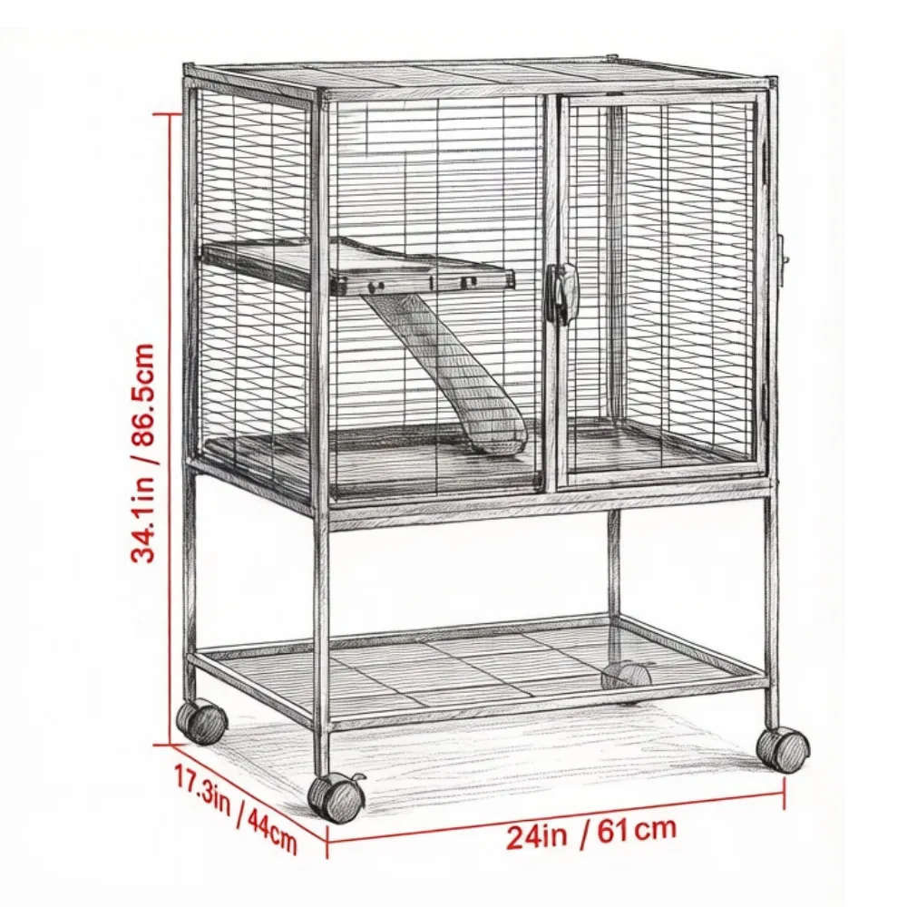 Animal Cage with Non-Slip and Easy to Clean for Outdoor photo 7