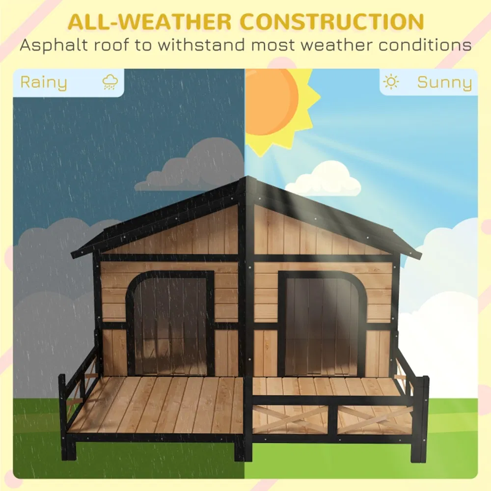 Dog House- Natural Wood photo 7