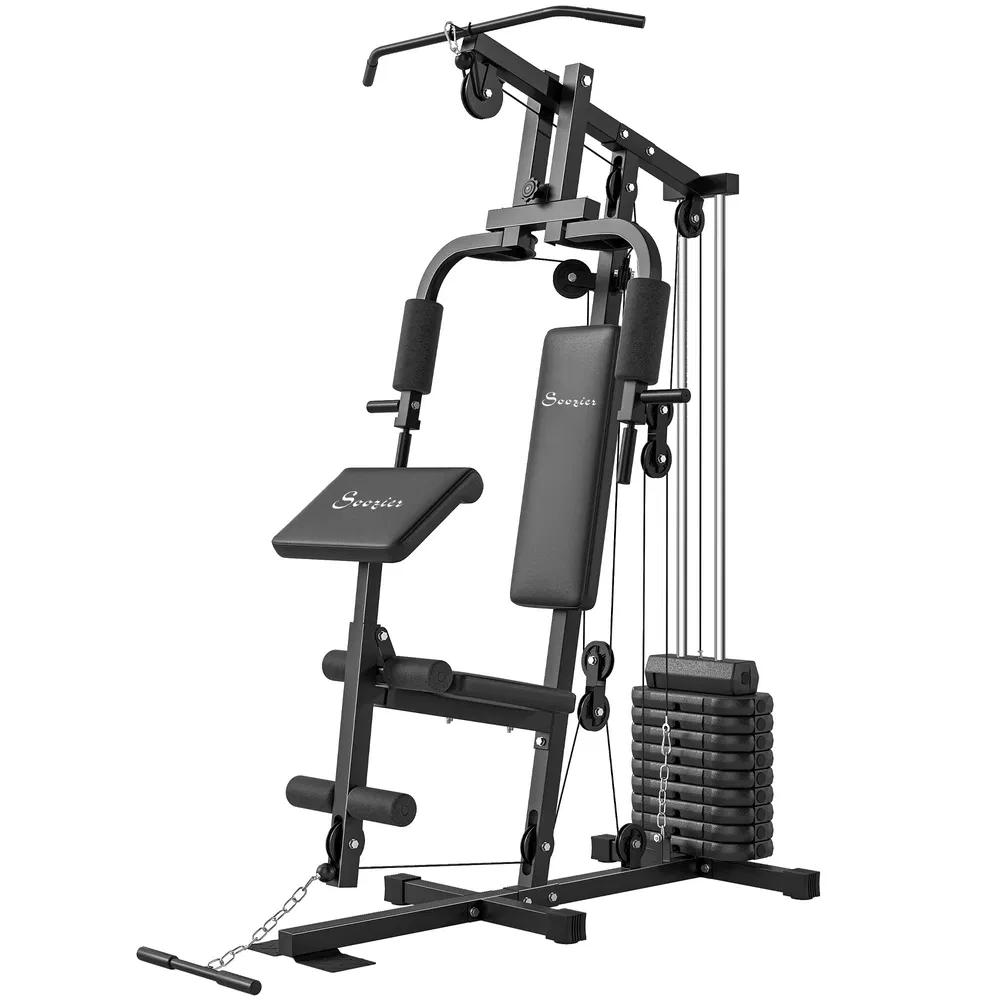 Multi-Exercise Home Gym Station with 99lbs Weight Stack, for for Back, Chest, Arms, Full Body Workout photo 7