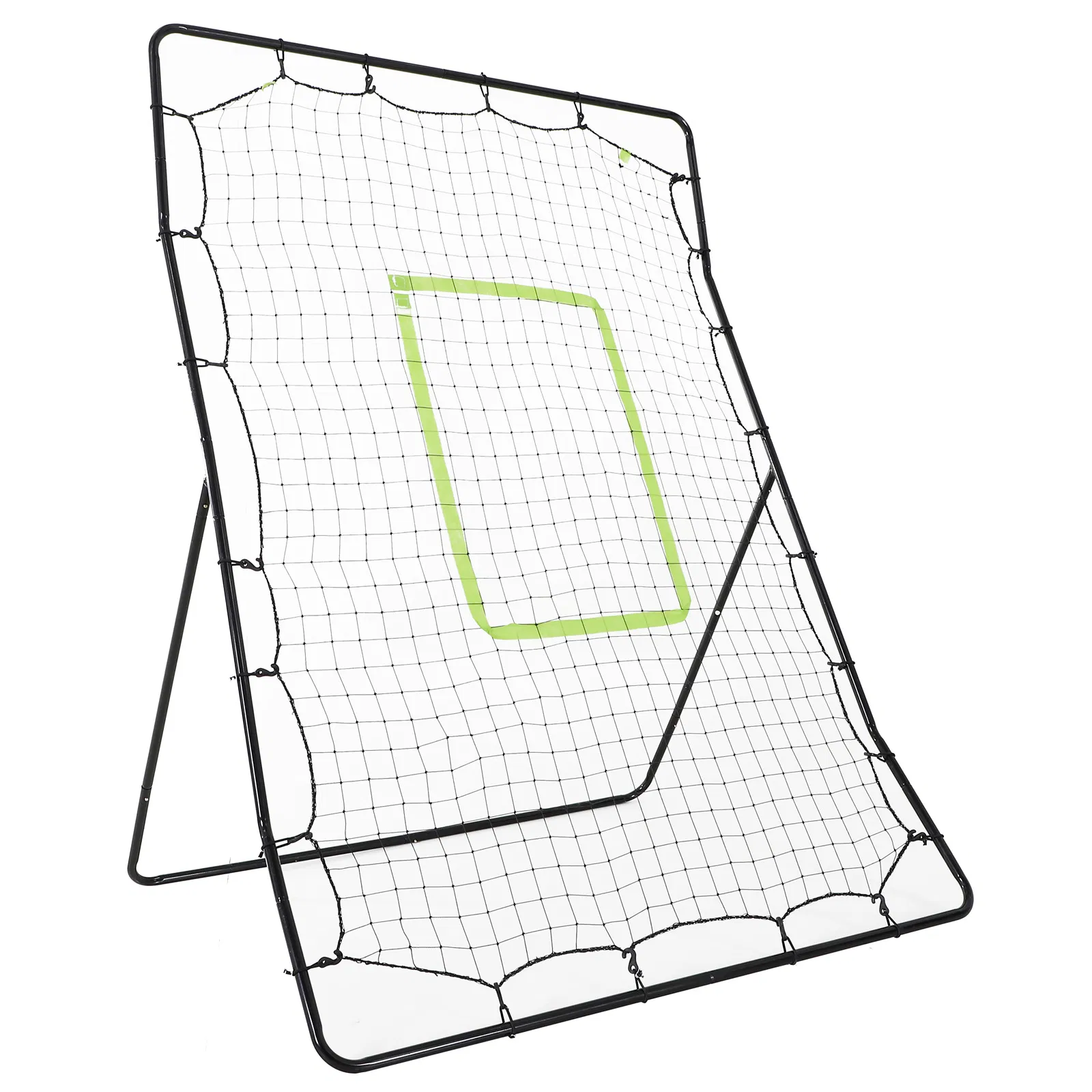 4 x 5.7ft Volleyball Rebounder Net with Strike Zone, Baseball Lacrosse Training Net for Pitching and Fielding photo 1