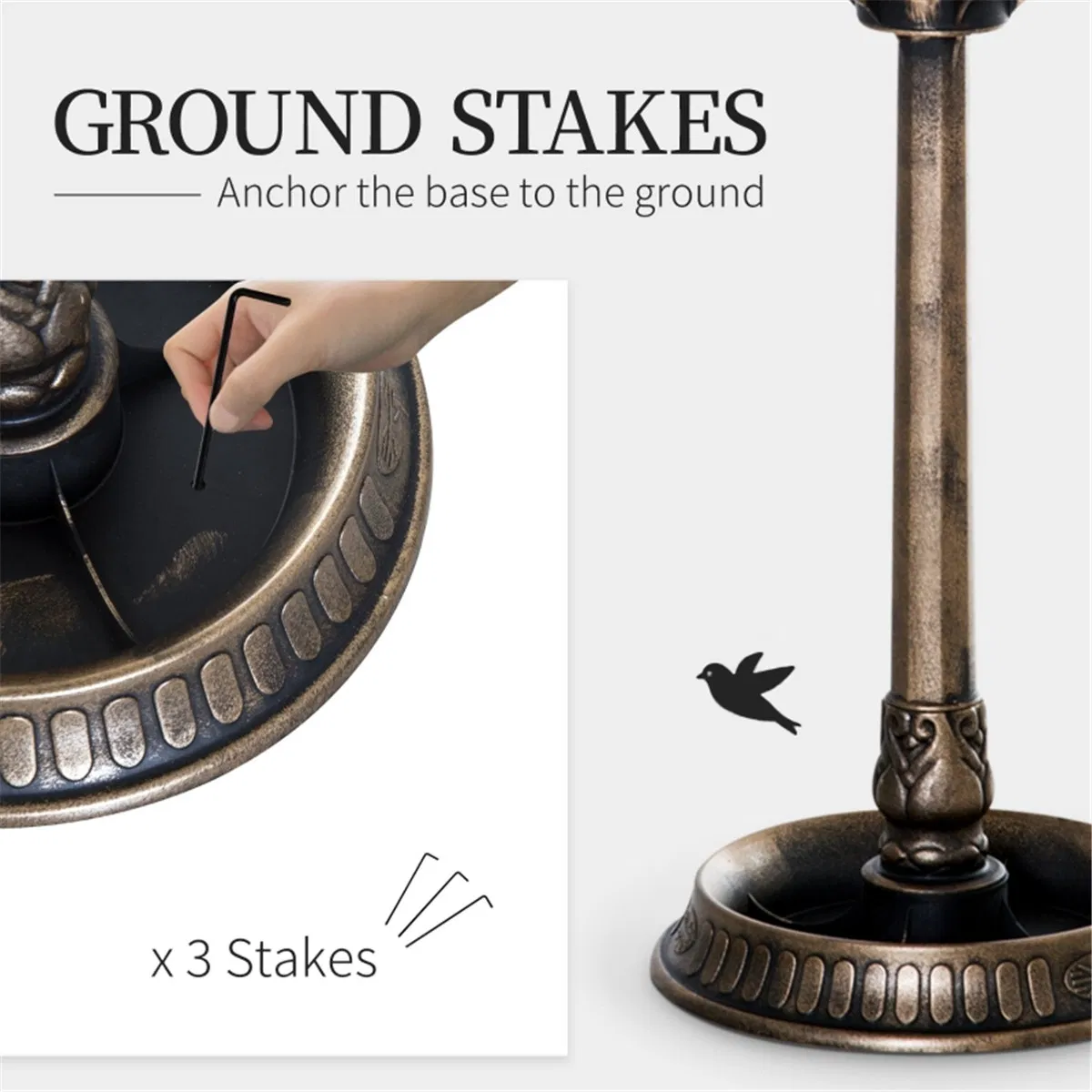 Bird Bath /Bird Feeder Bowl ( Amazon Shipping)(Prohibited by WalMart) photo 4