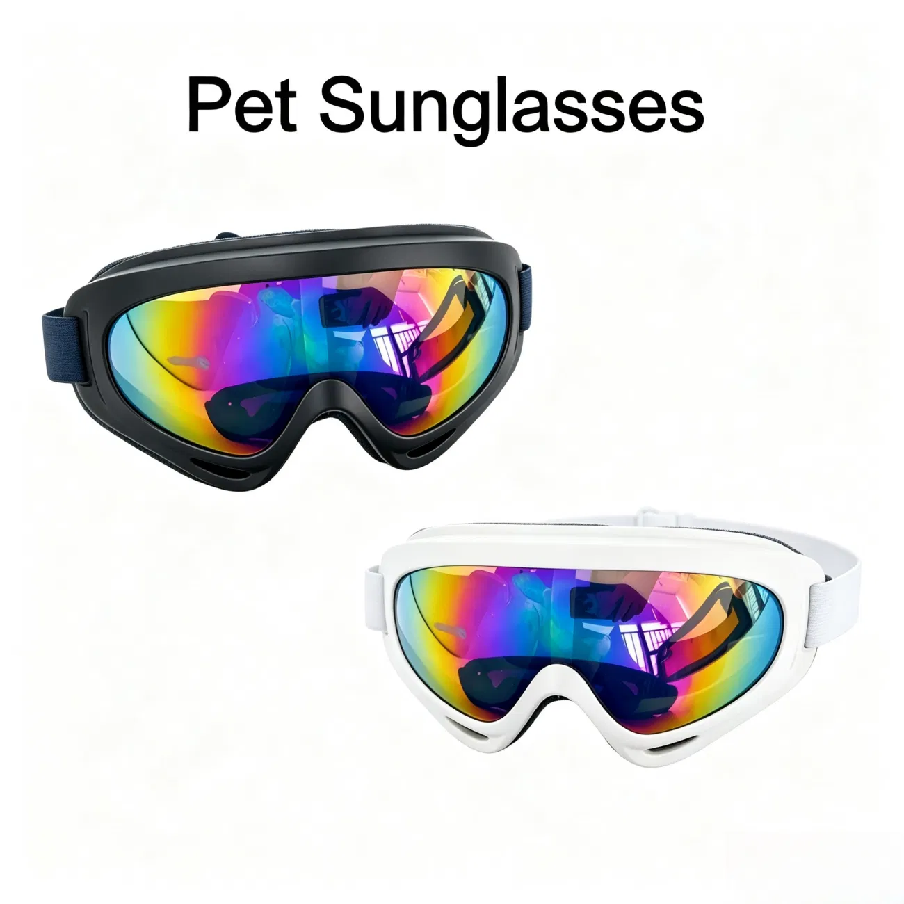 2 Pack Pet Protection Dog Sunglasses Pet Goggles Windproof Eye Wear Adjustable Dog Goggles (US Logistics only For USPS.TK/TMEU only For self-pickup) photo 8