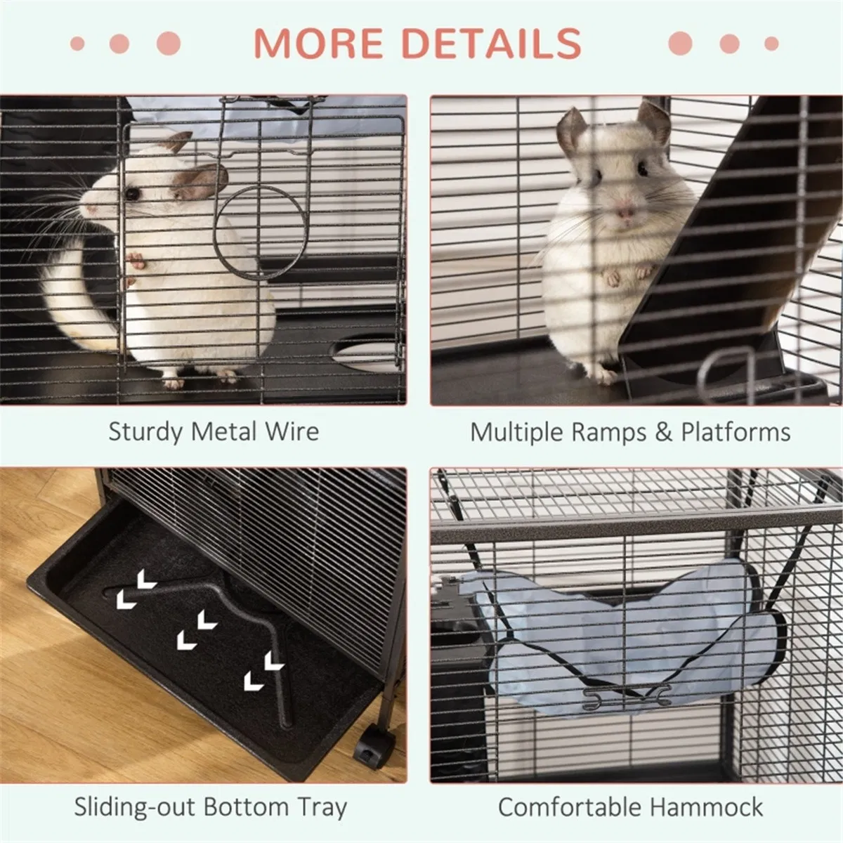 Small Animal Cage /Chinchilla Cage ( Amazon Shipping)(Prohibited by WalMart) photo 5