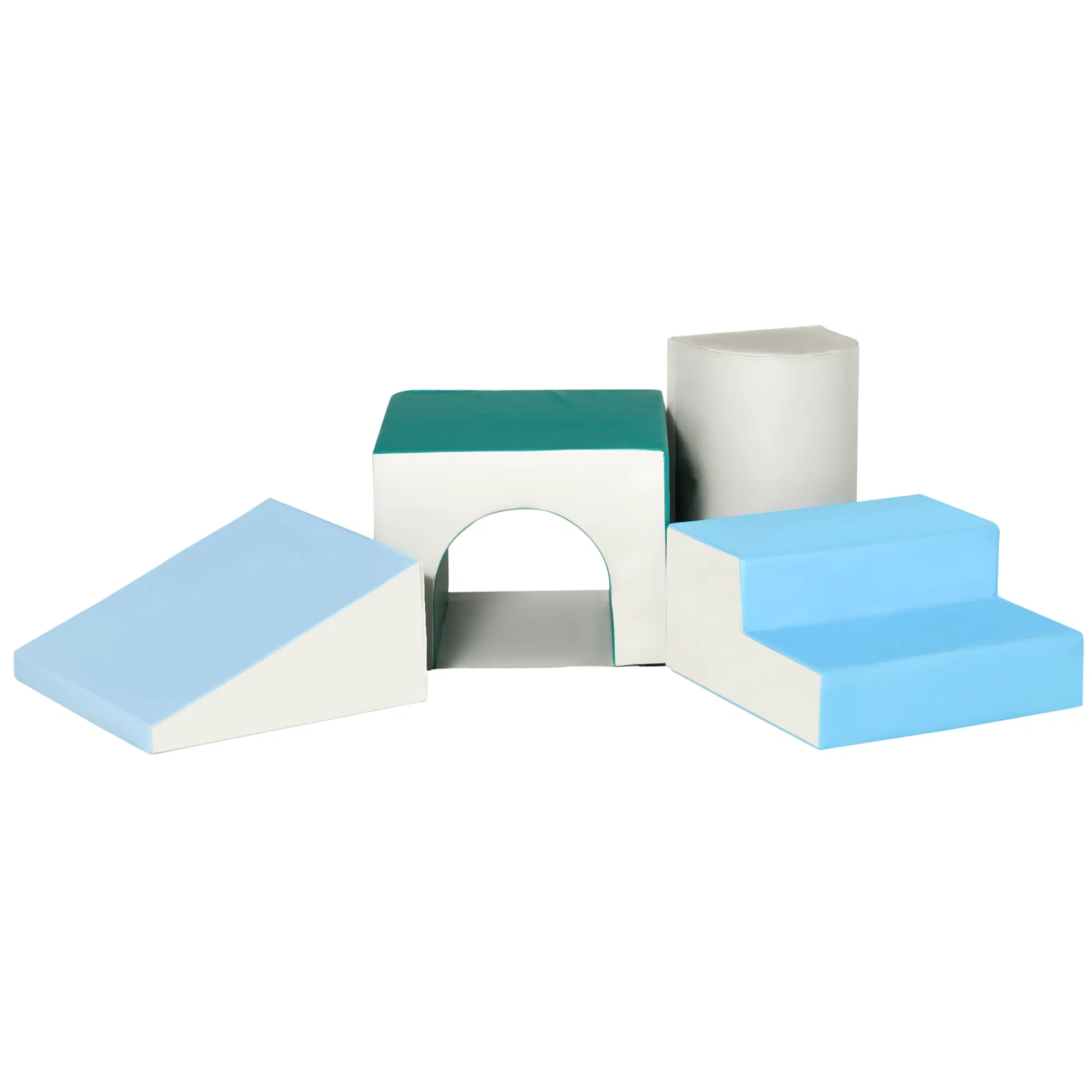 Foam Climbing Blocks for Toddlers, Kids Modular Play Set for Baby Children, Soft Play Equipment for Crawling Sliding, Easy-to-clean Safe DIY Creative, Multicolor photo 2