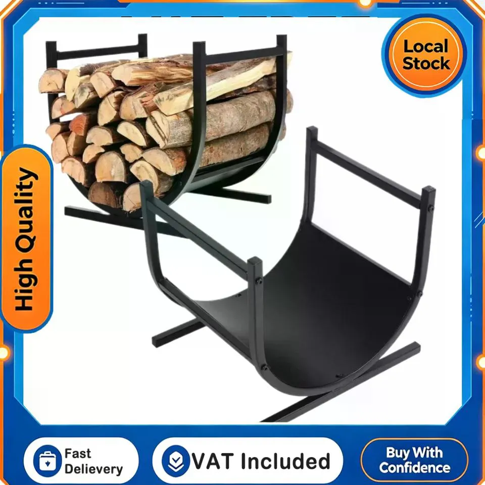 Large Capacity Firewood Rack Wood Stacking Storage Rack High Durability for Indoor or Outdoor Use of Firewood Racks photo 1