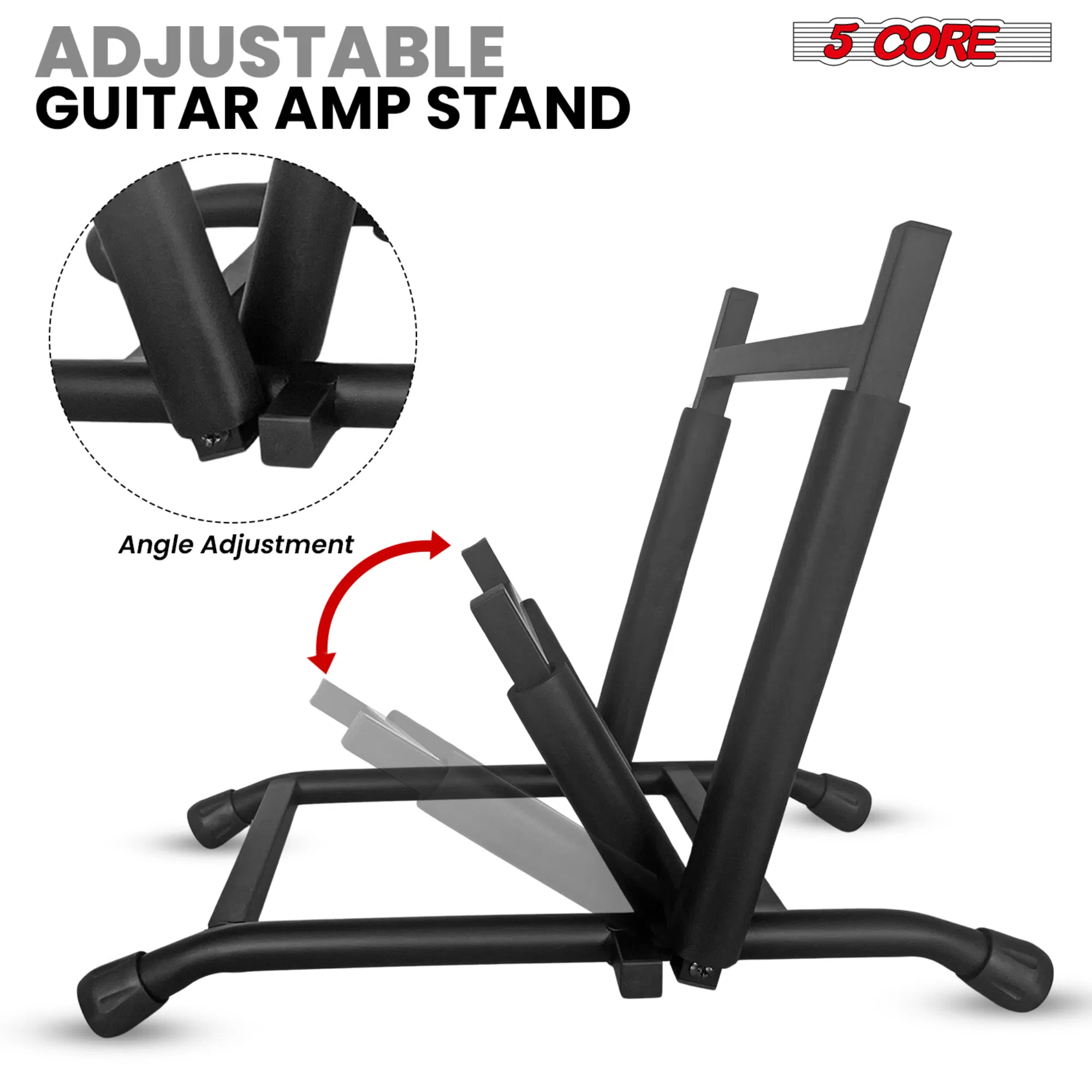 5Core Guitar Amp Stand Heavy Duty Foam Cover Arm/Standard Adjustable Low Profile photo 5