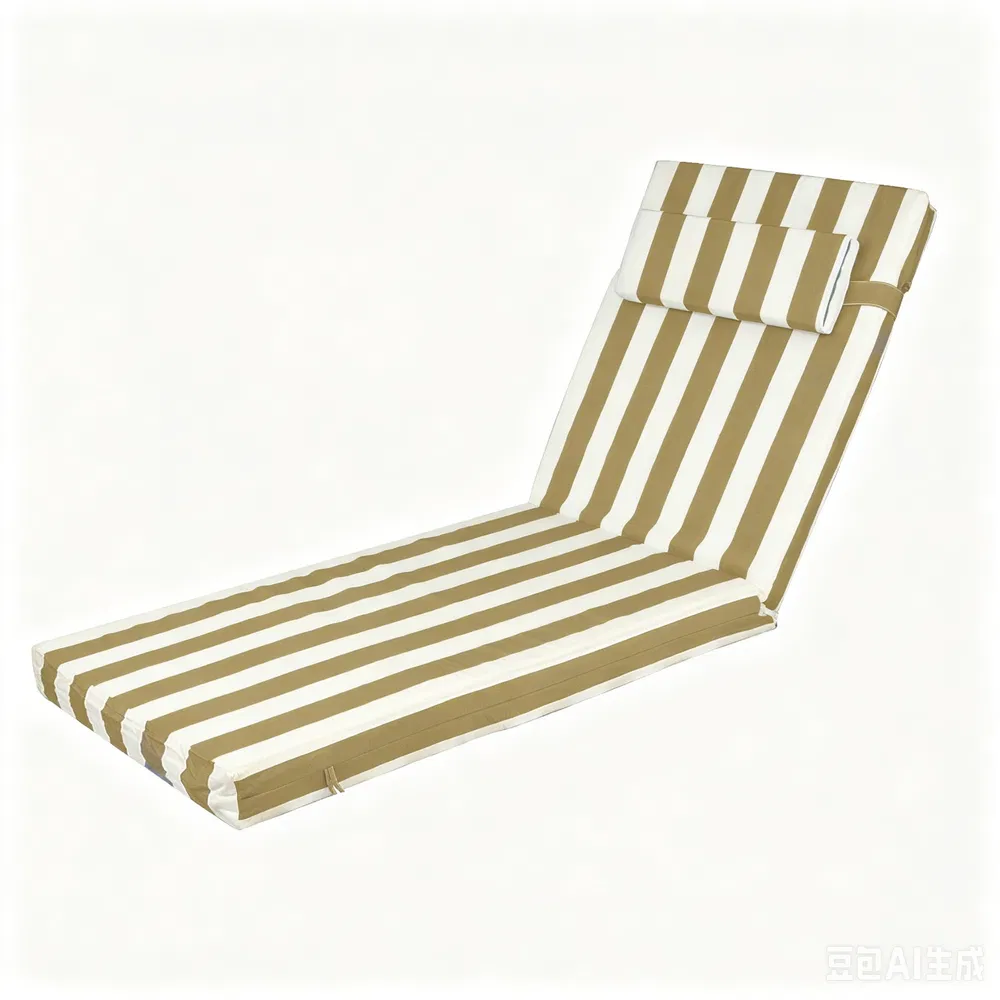 Outdoor Chaise Lounge Cushion, 72 in. x 21 in. x 3 in. Waterproof Fade-Resistant Patio Chair Pad for Pool Beach photo 8