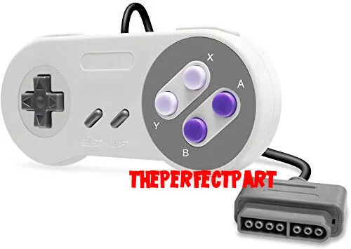 2 FOR New Super Nintendo SNES System Console Replacement Controller 6FT SNS-005 photo 2