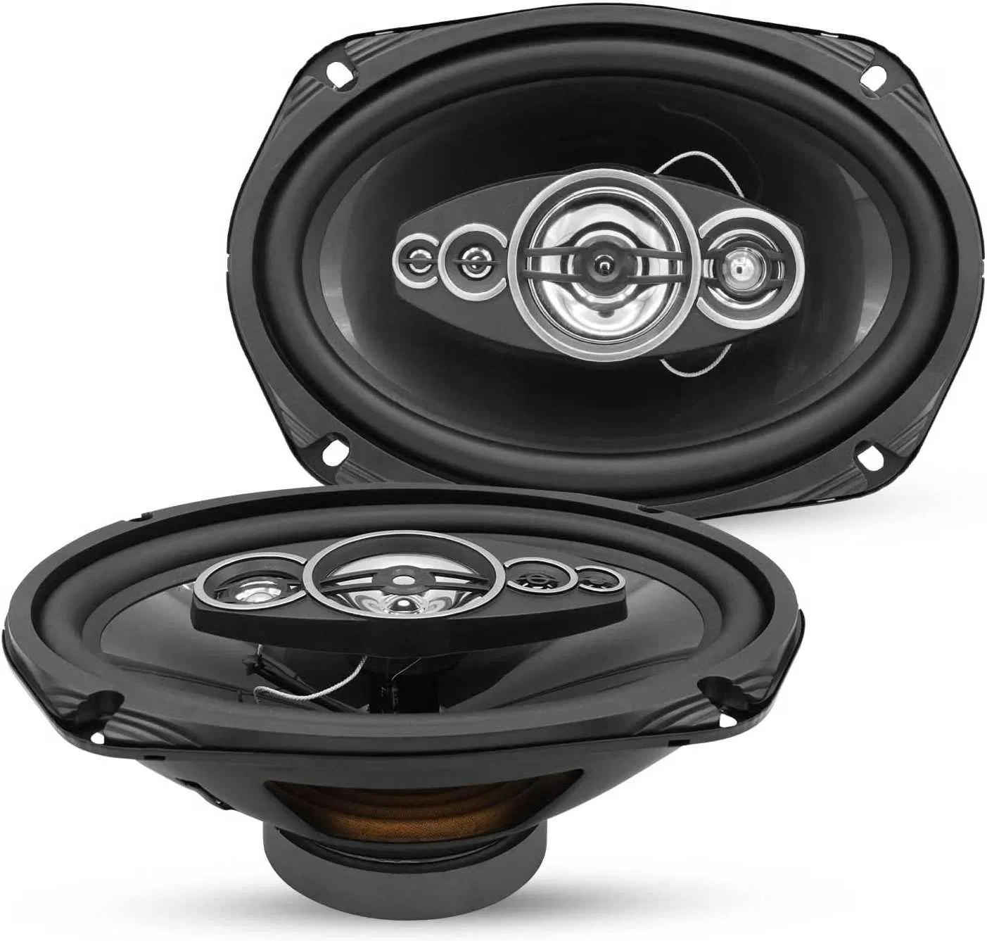 5 Core 6x9 Car Speaker Audio 2-Way/4-Way Coaxial Speaker w Tweeter 2PCS photo 1