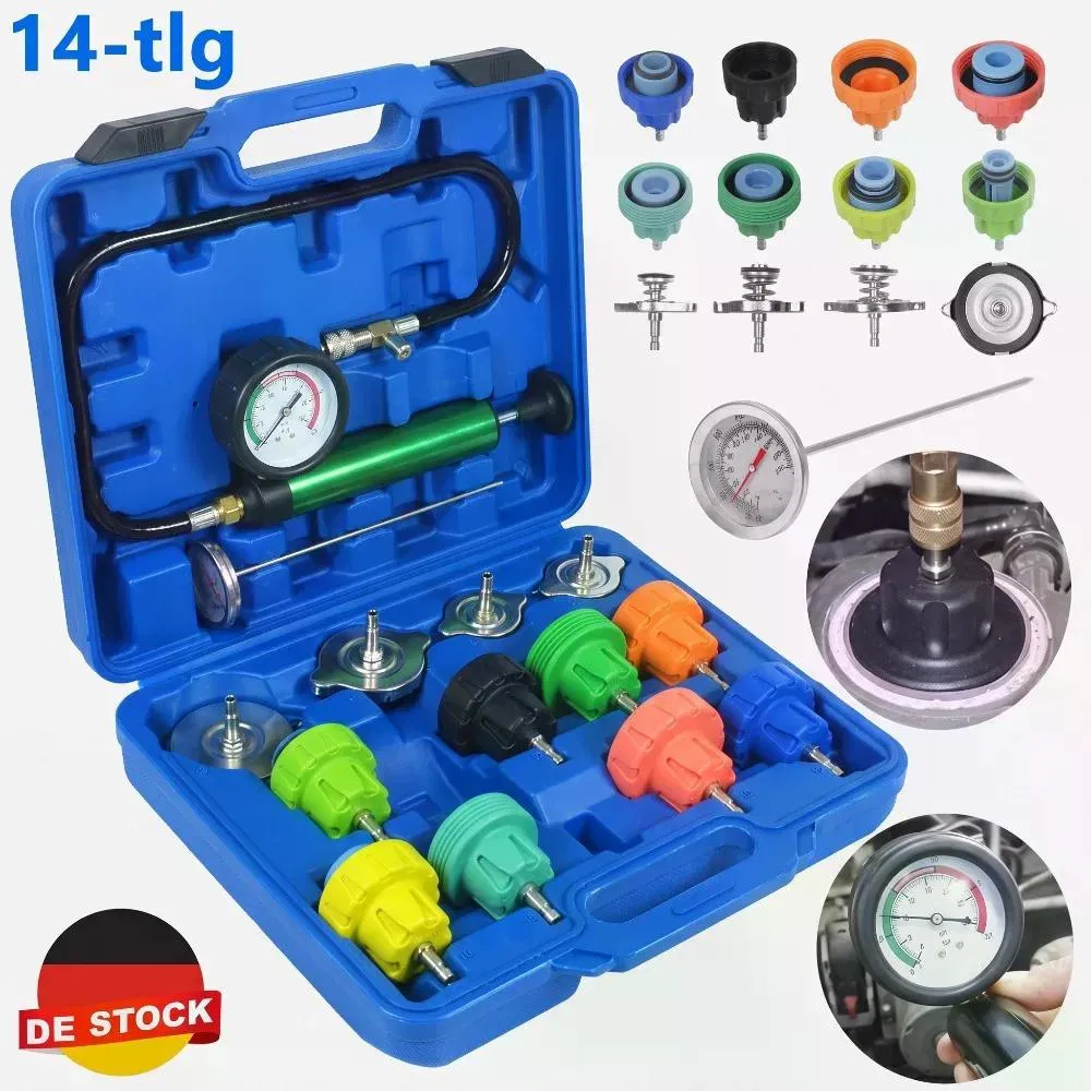14Pcs Radiator Pressure Leak Detector, Automotive Cooling System Tester photo 1
