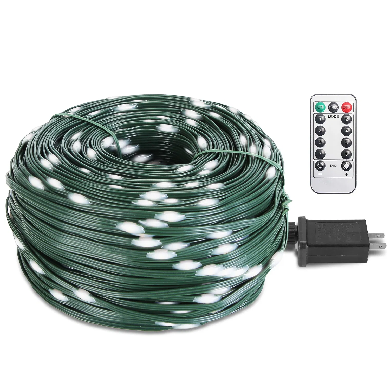 330FT Christmas String Lights 1000 LED, 8 Modes & 8 Brightness Levels with Remote & Timer, IP44 Waterproof Extra-Long Lights for Tree Patio Yard Decor photo 3