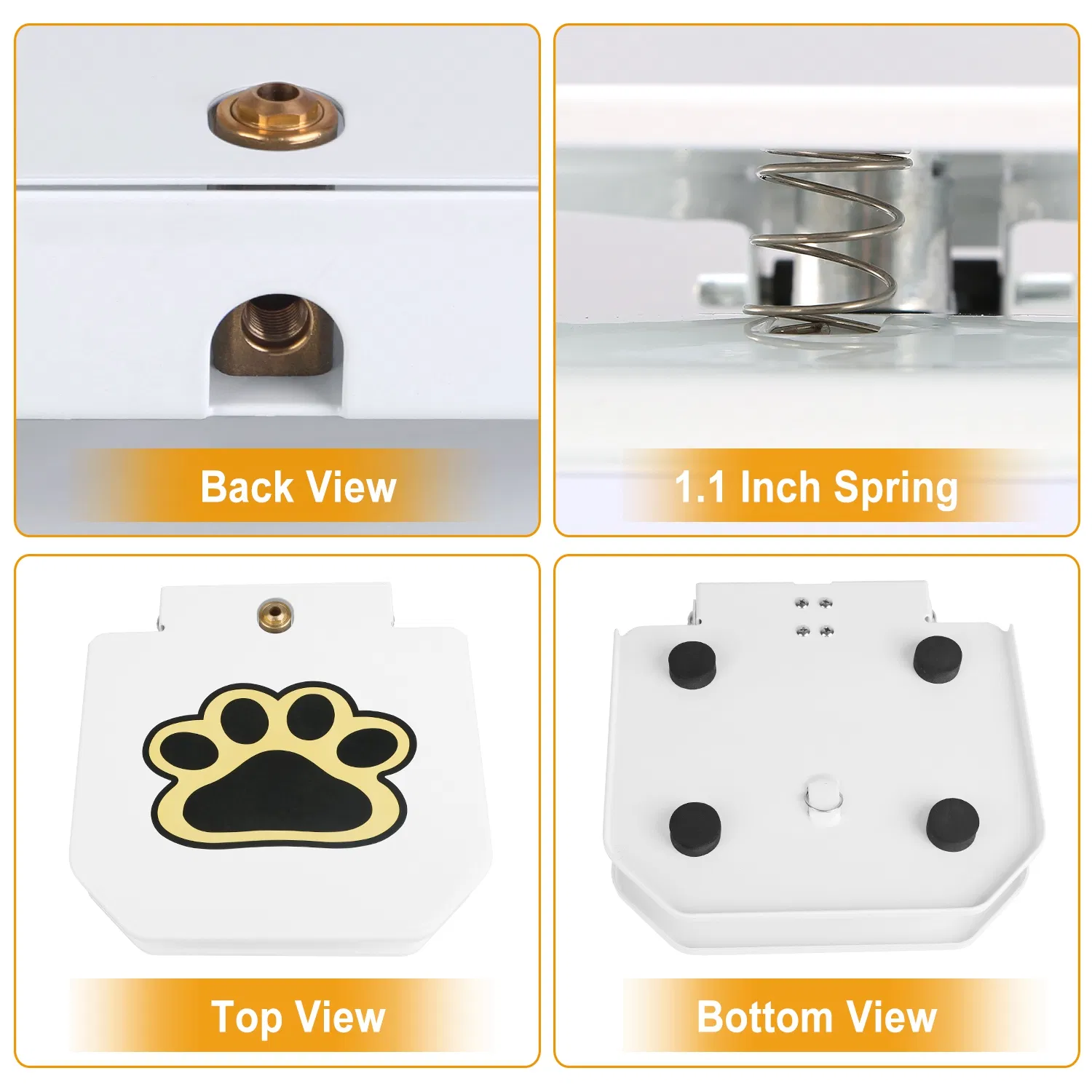 Dog Water Fountain Outdoor,No Electricity Step-On Activated Pet Sprinkler,Paw-Controlled Drinking Dispenser for Large & Small Dogs,Automatic Waterer for Yard, Garden, Lawn photo 5