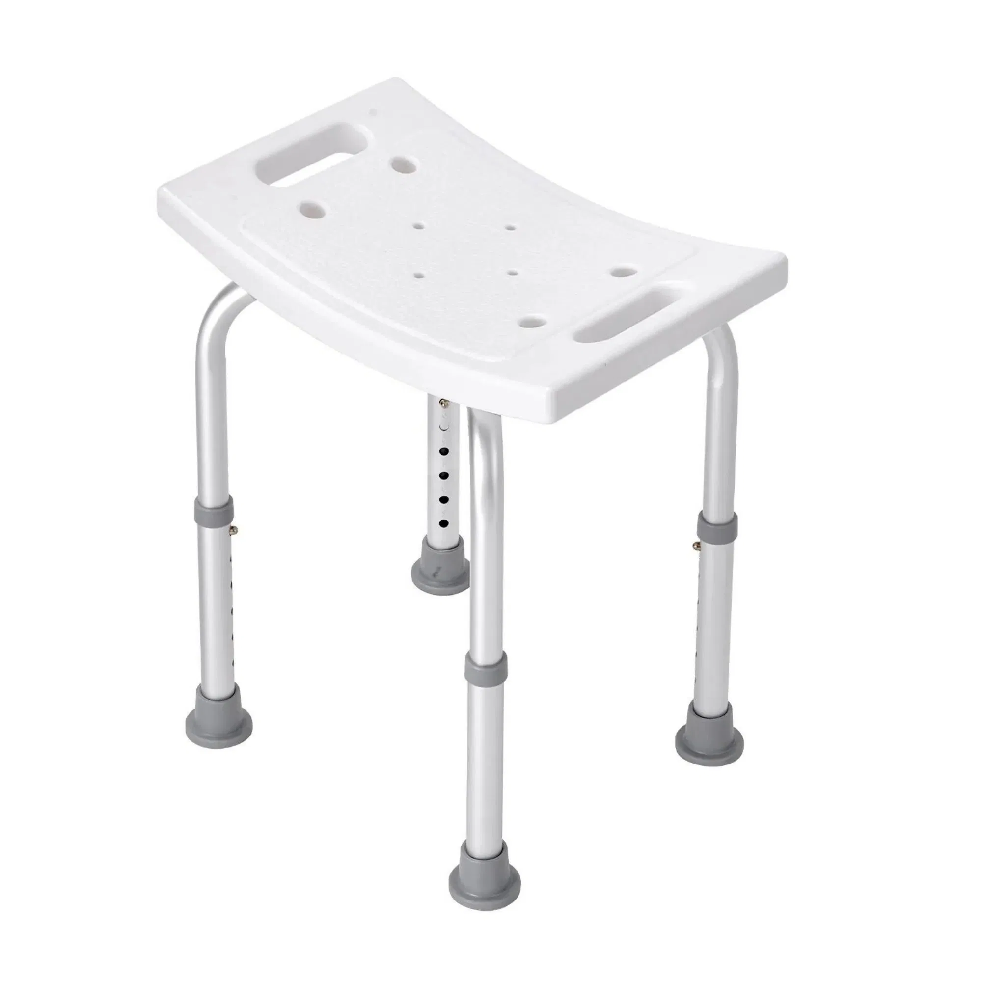 Shower Chair, Adjustable Height Shower Stool with Built-in Handles, Non-Slip Bath Bench Seat for Inside Shower or Tub, 350 lbs Capacity, for Elderly, Disabled & Handicap photo 2