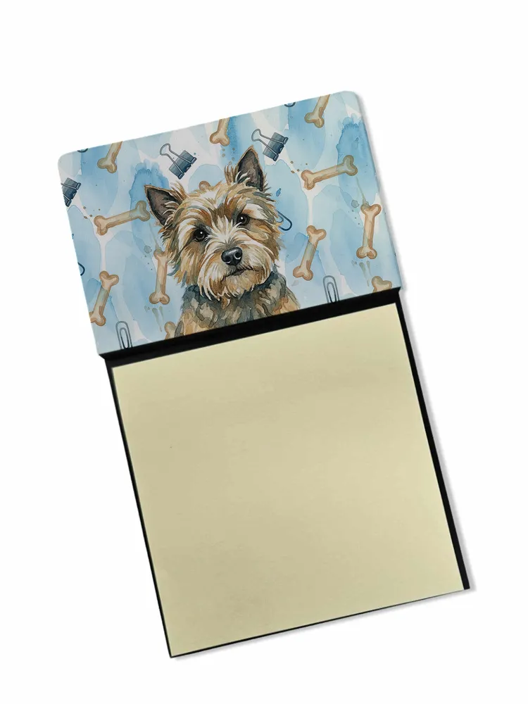 Cairn Terrier Coworker Watercolor Sticky Note Holder Refillable Dispenser Desk Accessory 3x3 Pad Gift photo 8