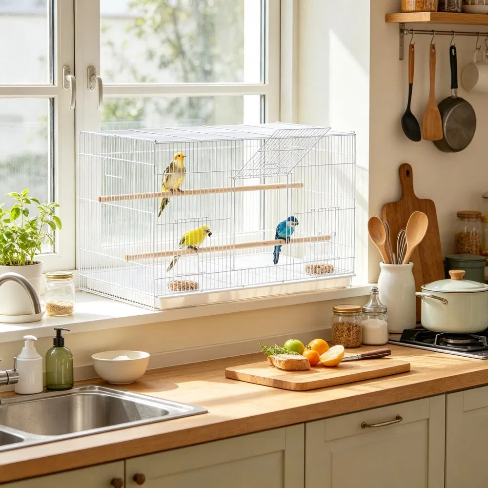 Bird Cage with Easy to Clean photo 5