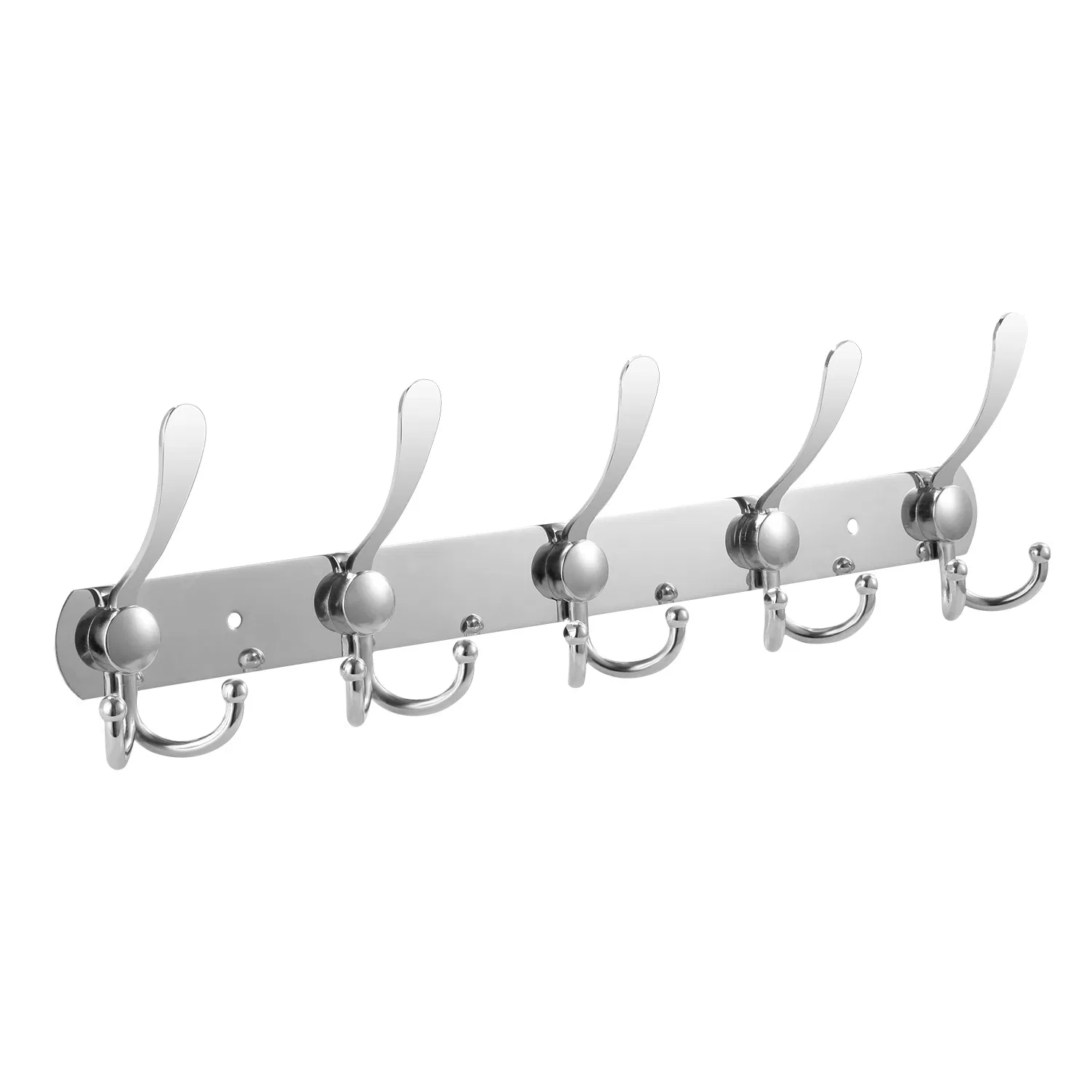 Wall Mount Coat Hook 15 Hooks Stainless Steel Clothes Hangers Rack Robe Hat Towels Hook Coat Rack Hook photo 3