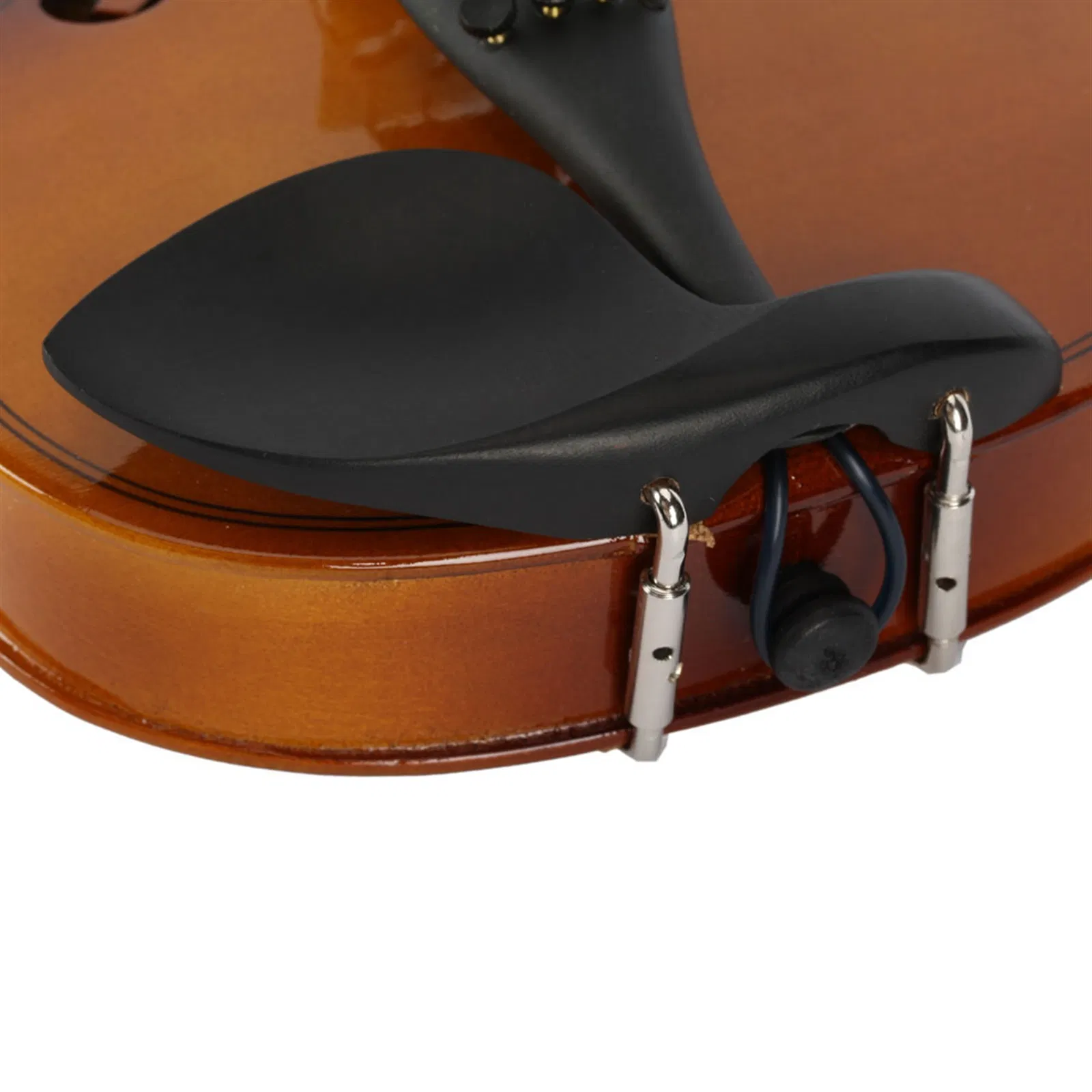 New 1/8 Acoustic Violin Case Bow Rosin Natural photo 2