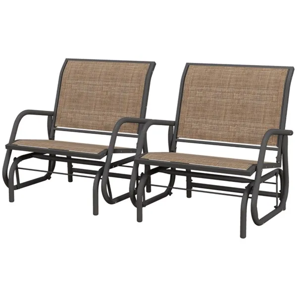 2PCS Outdoor Glider Chair(Swiship-Ship)(Prohibited by WalMart) photo 1