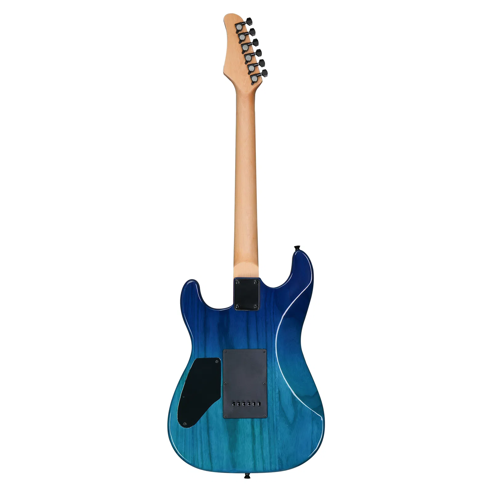 39in Electric Guitar H-H Pickups Trans Blue suit for Heavier Rock photo 8