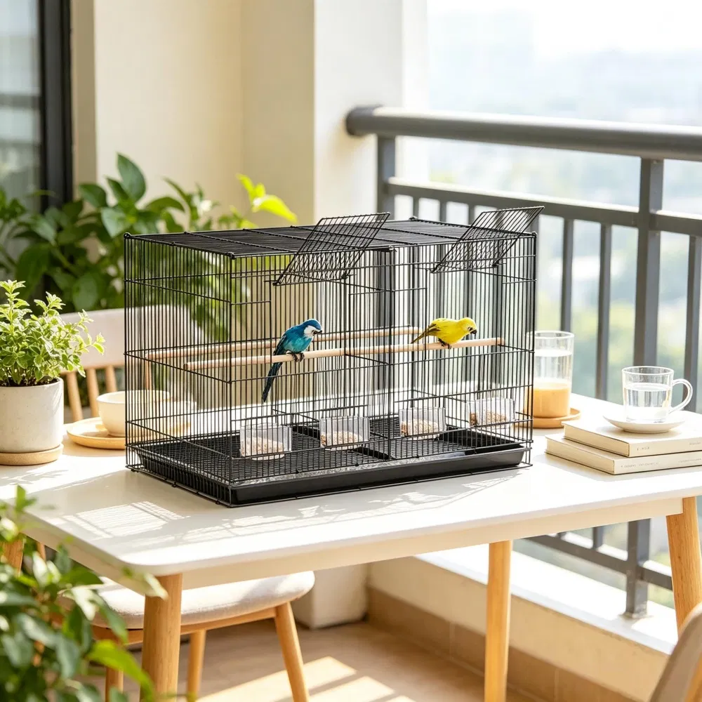 Bird Cage with Easy to Clean 760 X 460 X 455 Mm photo 8
