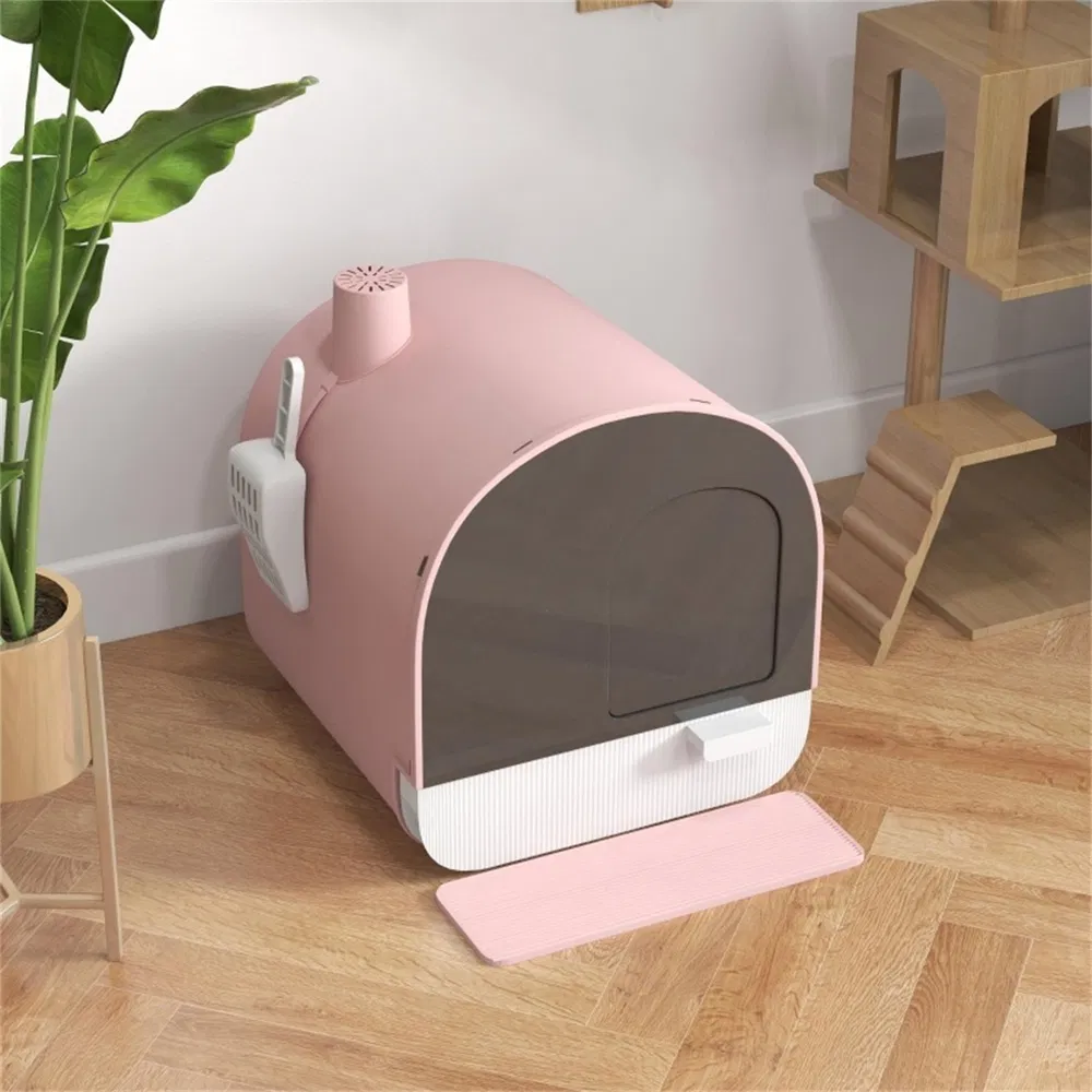 Fully Enclosed Cat Litter Box/Cat Litter Box photo 8