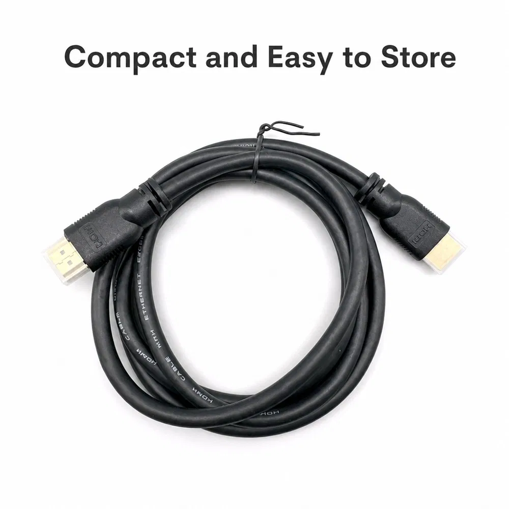 4K HDMI cable (1.5 meters), high-speed 48Gbps, supports 8K@60Hz/4K@120Hz, HDR, Ethernet, audio return (ARC), gold-plated connector, nylon braided cable, suitable for PS5, Xbox, computers, and tvs photo 7