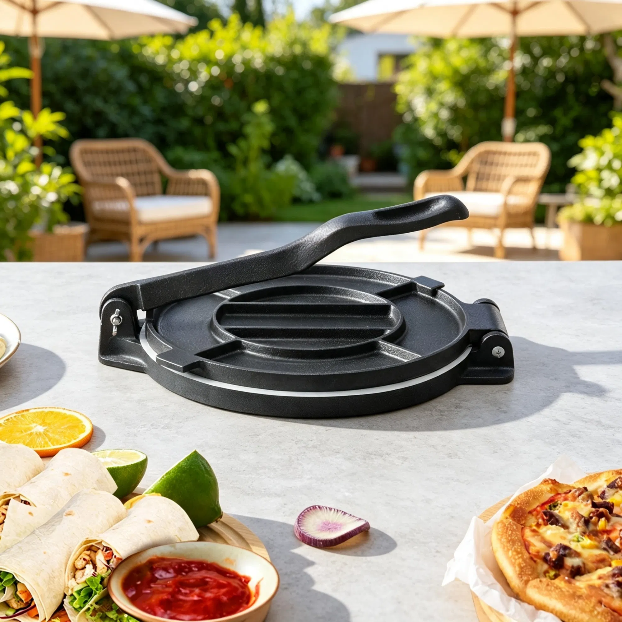 10-Inch Cast Iron Tortilla Press photo 2