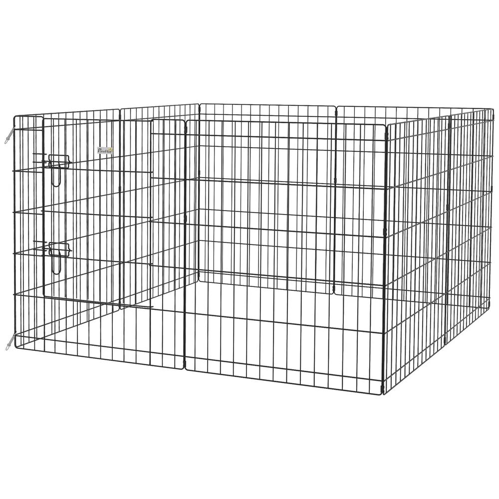 30inch Foldable Metal Exercise Pet Playpen Yard Dog Puppy Kennel Cage 8 Panel photo 7