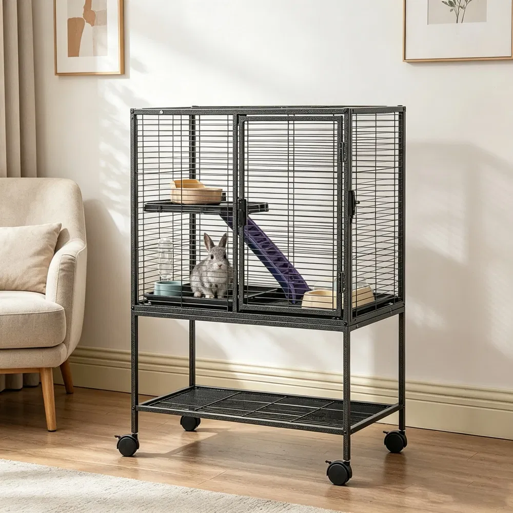 Animal Cage with Non-Slip and Easy to Clean for Outdoor photo 3